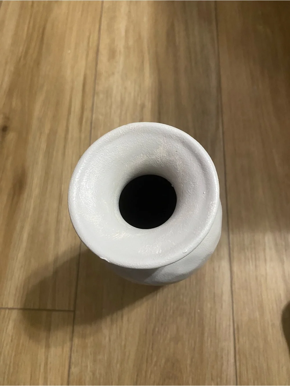 Neutral Greige Textured Terracotta Vase